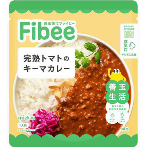 ミツカン Fibee 完熟トマトのキーマカレー 1人前 160g Green Beans