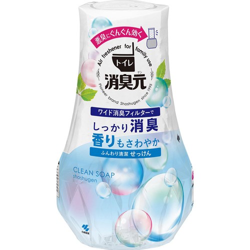 小林製薬 トイレの消臭元 ふんわり清潔せっけん 400mL