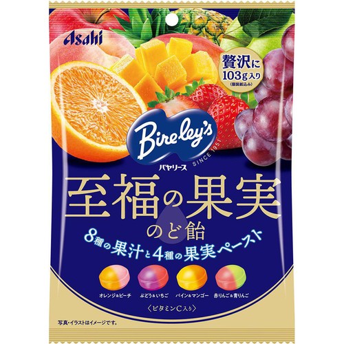 アサヒグループ食品 バヤリース 至福の果実のど飴 103g(個装紙込み)