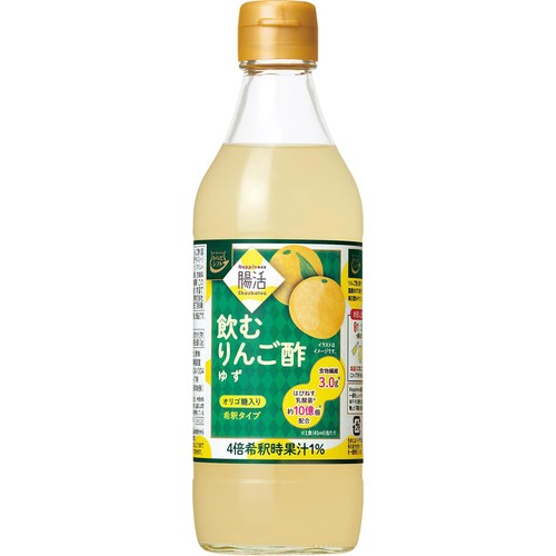 からだシフト Happiness腸活 飲むりんご酢 ゆず 360ml Green Beans
