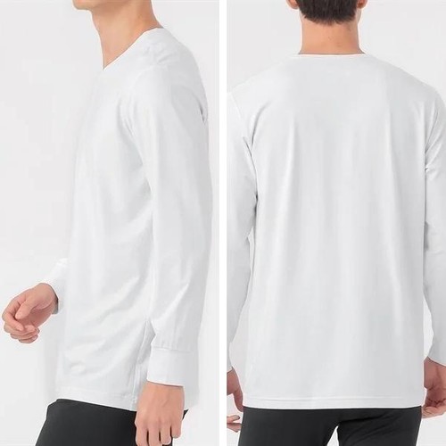 EXセリアント ウェア インナー 9分袖クルーネックTシャツ 紳士 シロ XL トップバリュ