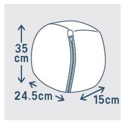 デリケート洗い用丸型洗濯ネット 直径35cm 1枚入 ホームコーディ