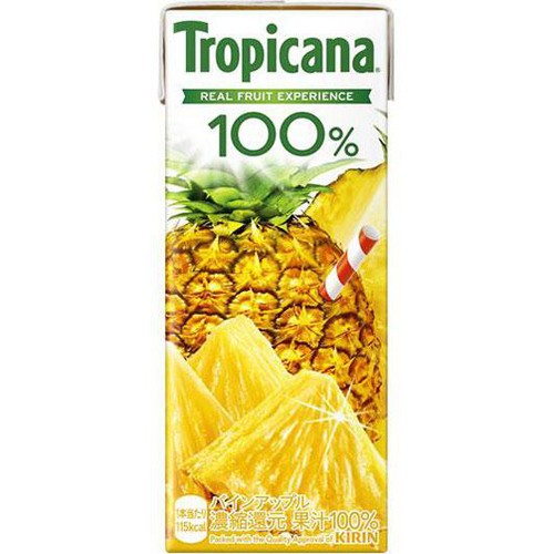 キリンビバレッジ トロピカーナ 100%パインアップル 250ml