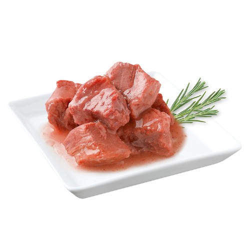 【ペット用】 ペットライン ごちそうタイム 牛肉角切り 80g