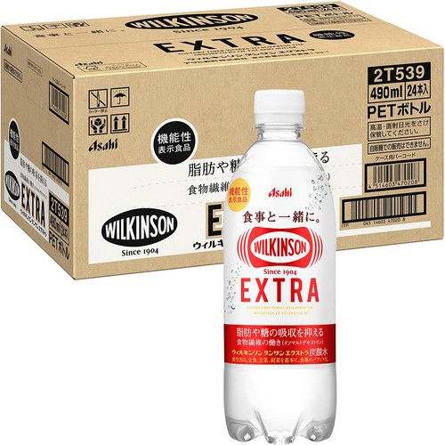 アサヒ飲料 ウィルキンソン タンサン エクストラ 1ケース 490ml x 24本
