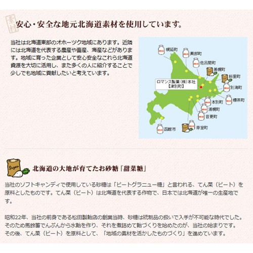 ロマンス製菓 北見 ハッカキャンディ 90g