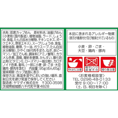 ヤマダイ ニュータッチ 元祖ねぎらーめん 95g