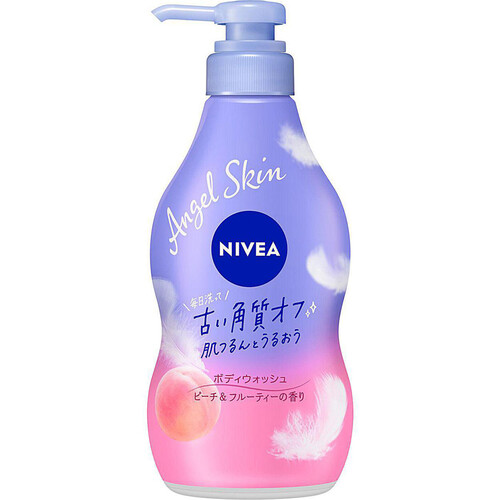 花王 ニベアエンジェルスキンボディウォッシュ ピーチ&フルーティー ポンプ 480ml