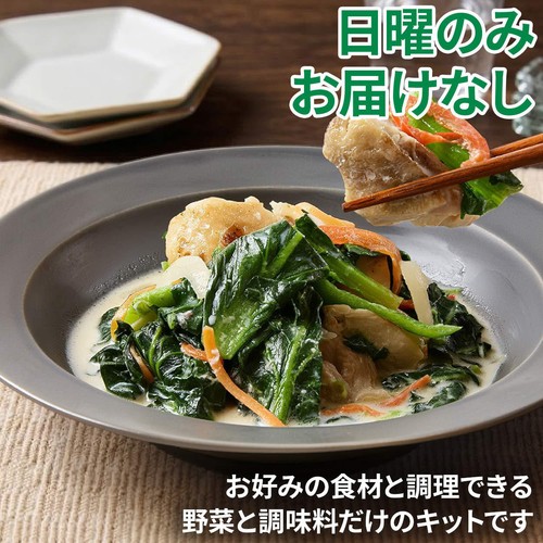 かんたん野菜キット 6種の野菜ミックス(欧風だし2袋&バター付) 2人前【冷蔵】