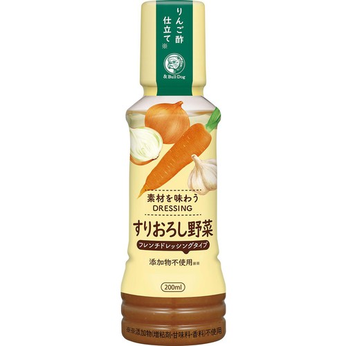 ブルドックソース 素材を味わうドレッシング すりおろし野菜 200ml