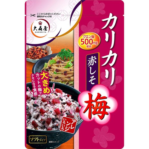 大森屋 カリカリ梅 赤しそ 40g
