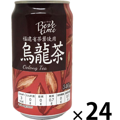 ビバタイム 烏龍茶 缶＜ケース＞ 340g x 24本 Green Beans