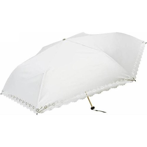 CHARIS CUDA フラワーヒートカット 晴雨兼用折りたたみ傘 55cm