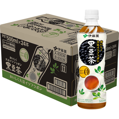 伊藤園 黒豆茶 1ケース 500ml x 24本