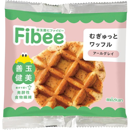 ミツカン Fibee むぎゅっとワッフル アールグレイ 1個