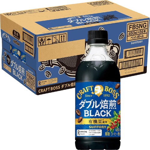サントリー クラフトボス ダブル焙煎ブラック(イオン限定) 1ケース