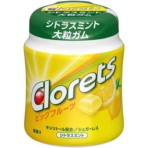 モンデリーズ クロレッツ ビッグフルーツ シトラスミント ボトル 112g