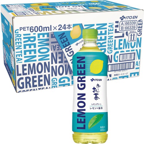伊藤園 おーいお茶 LEMONGREEN 1ケース 600ml x 24本