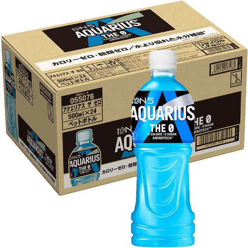 コカ・コーラ アクエリアスザ・ゼロ 1ケース 500ml x 24本 Green Beans