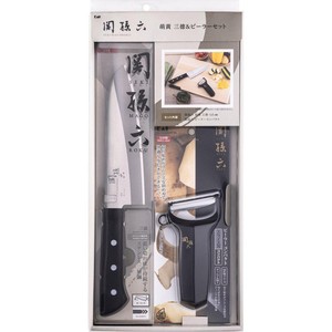 貝印 関孫六 萌黄三徳包丁&ピーラーセット RC5074 Green Beans