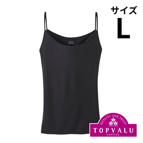 PEACE FIT(ピースフィット) COOL キャミソール 婦人 クロL トップ