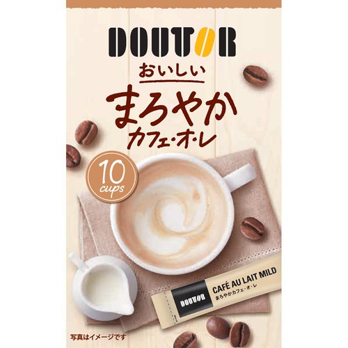 ドトールコーヒー まろやかカフェオレ 13g x 10本 Green Beans