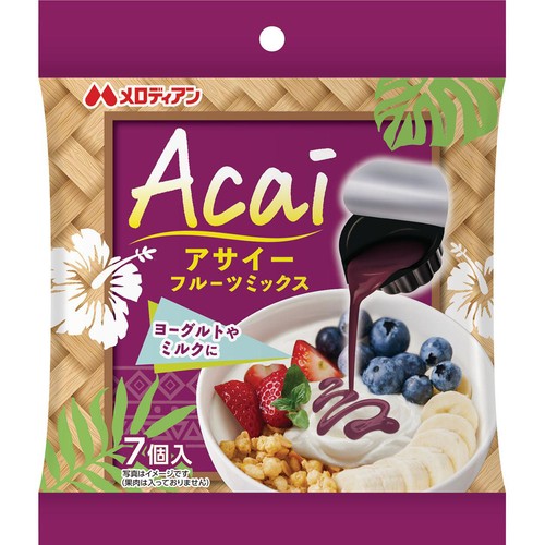 メロディアン アサイーフルーツミックス 14g x 7個