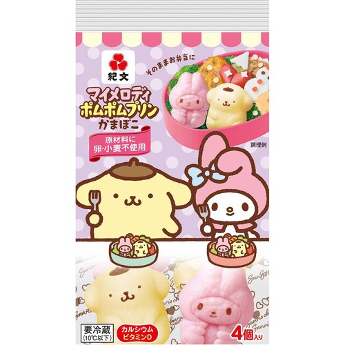紀文食品 マイメロディ・ポムポムプリン かまぼこ 4個入