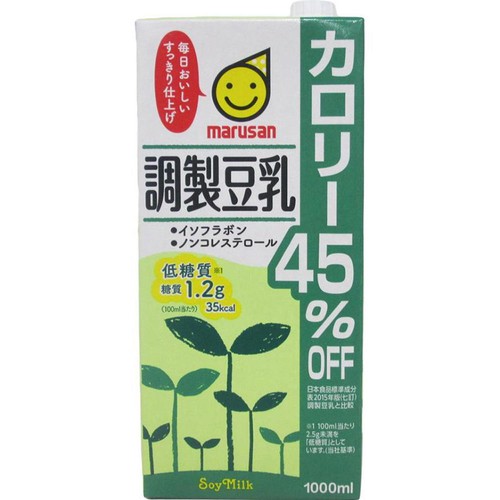 マルサン 調製豆乳 カロリー45%オフ 1000ml