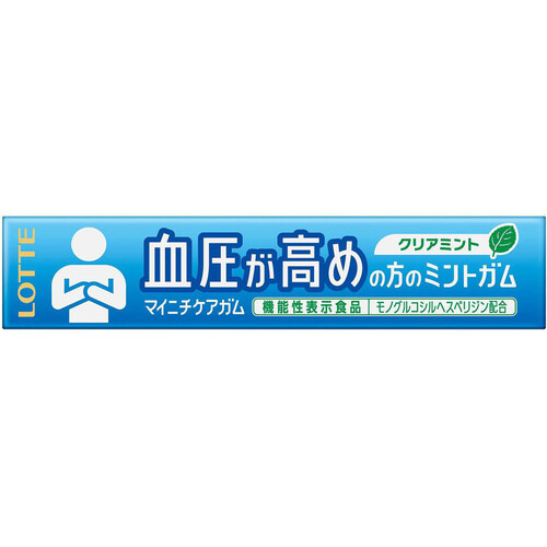 ロッテ マイニチケアガム 血圧が高めの方のミントガム 14粒入