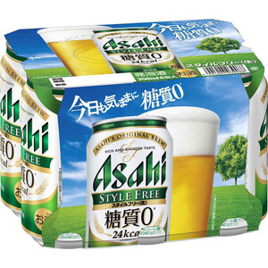 アサヒ スタイルフリー 350ml x 6本 Green Beans | グリーンビーンズ