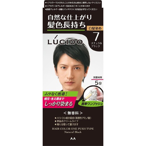 ルシード ワンプッシュケアカラー ナチュラルブラック 医薬部外品 50g+50g
