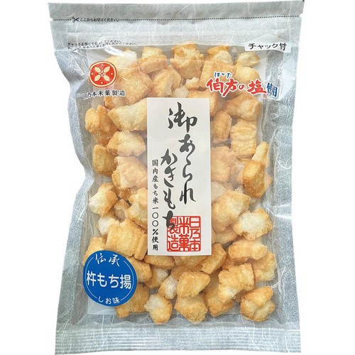 日乃本米菓製造 杵もち揚 しお味 162g Green Beans | グリーン