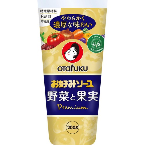 オタフクソース お好みソース野菜果実 200g
