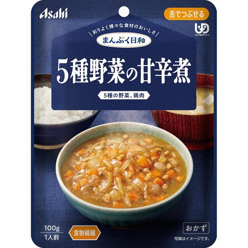 アサヒグループ食品 まんぷく日和 5種野菜の甘辛煮 1人前