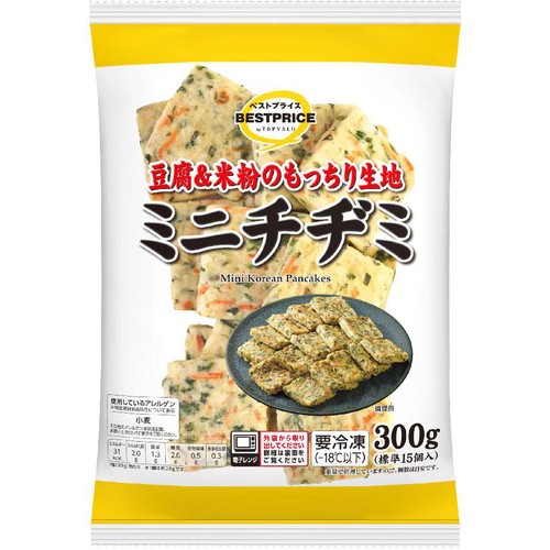 もちっとした食感のチヂミ【冷凍】 300g トップバリュベストプライス