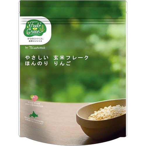日本食品製造 Feel & Green やさしい玄米フレーク ほんのりりんご 120g