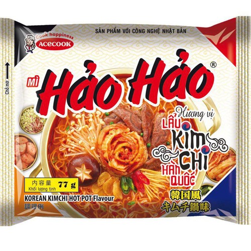エースコックベトナム Hao Hao Kim Chi ハオハオ キムチ (韓国風キムチ鍋味) 77g