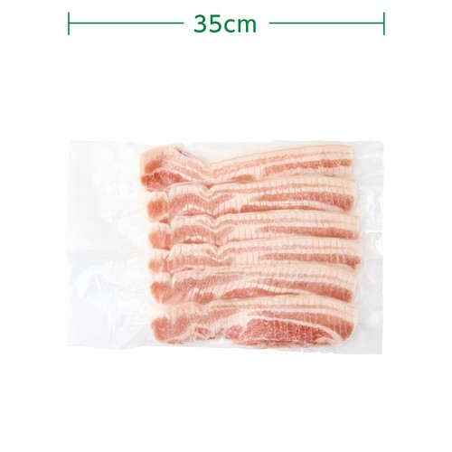【冷凍】本格焼肉 皮つき豚バラ焼肉サムギョプサル用(オランダ産・8mmカット) 500g