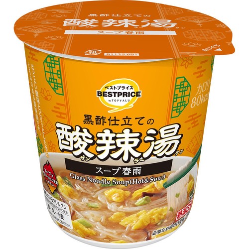 黒酢仕立ての 酸辣湯スープ春雨 23.5g トップバリュベストプライス