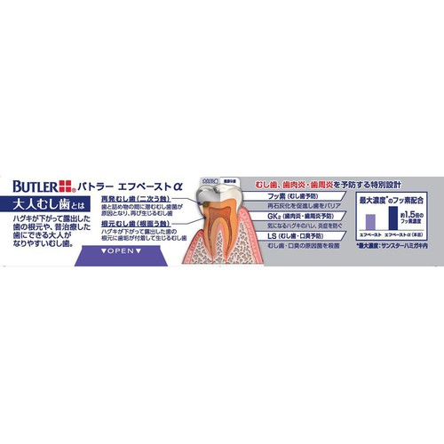 サンスター バトラー エフペーストα 90g