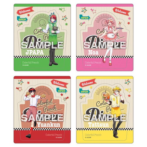 【ゆあんくん＆えと＆うり＆シヴァ】カラフルピーチ マグネットコレクションガム カラピチダイナー ※マグネットのみ カラフルピーチ_【食玩】マグネットコレクションガム カラピチ