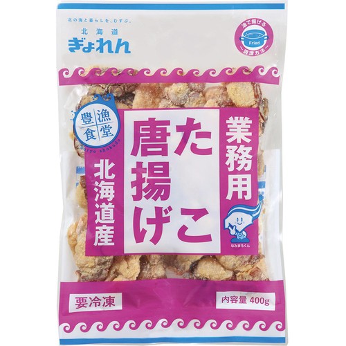 【冷凍】ぎょれん総合食品 北海道産 たこ唐揚げ 400g