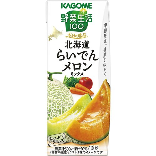 カゴメ 野菜生活100 本日の逸品 北海道らいでんメロン 195ml