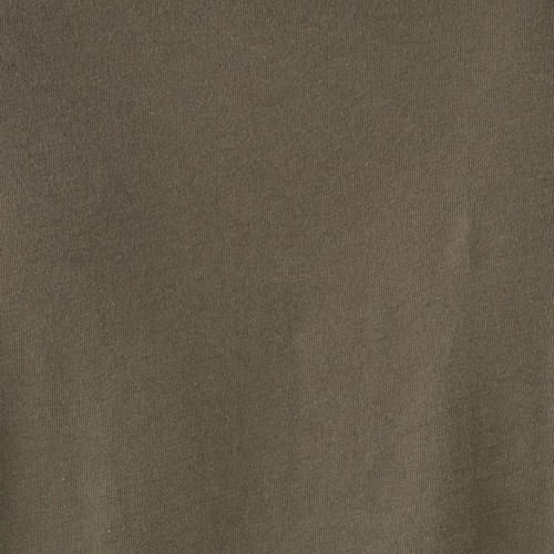 オーガニックコットン100% 半袖クルーネックTシャツ 紳士 カーキ L トップバリュ