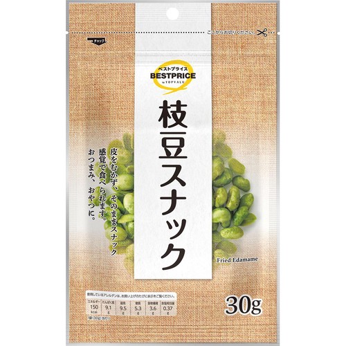 枝豆スナック 30g トップバリュベストプライス Green Beans | グリーン