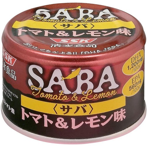 SSK サバ・トマト&レモン味 140g