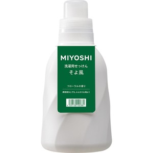 ミヨシ石鹸 洗濯用せっけん そよ風 1.1L Green Beans | グリーン