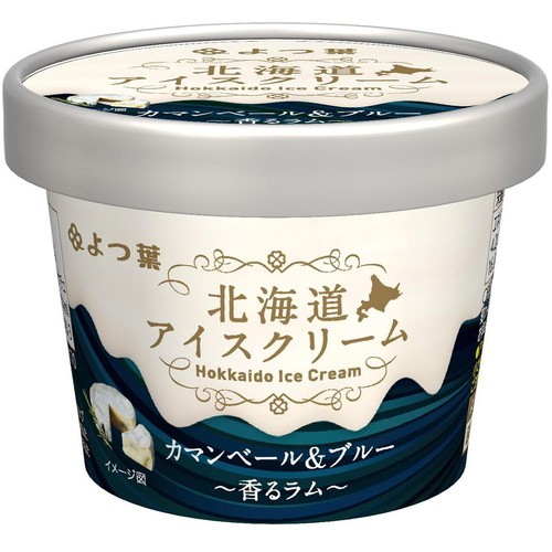 よつ葉乳業 北海道アイスクリーム カマンベール&ブルー 〜香るラム〜 114ml