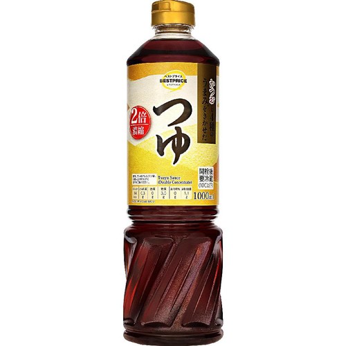 2倍濃縮つゆ(東) 1000ml トップバリュベストプライス Green Beans